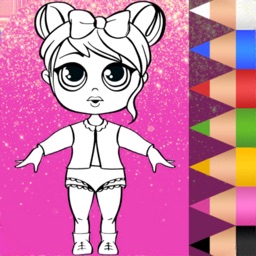 Dolls Coloring Book - LOL!