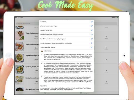Vegan Recipes Plant Based Diet screenshot 3