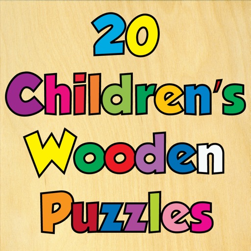 20 Children's Wooden Puzzles