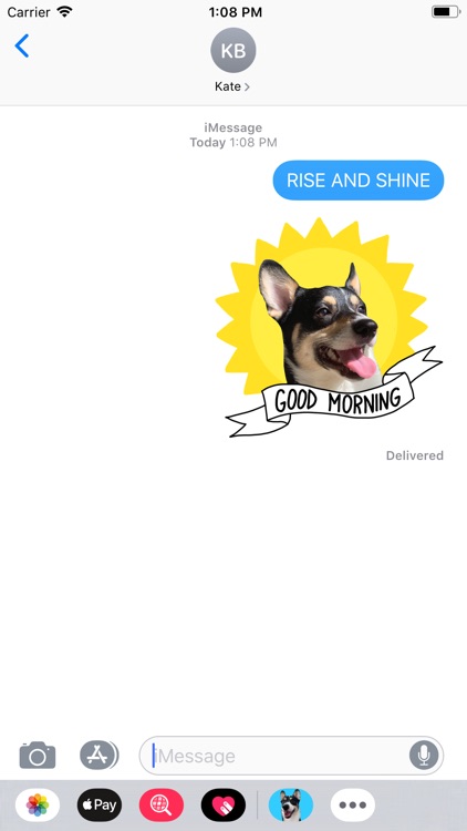 Corgi Axel Sticker Pack