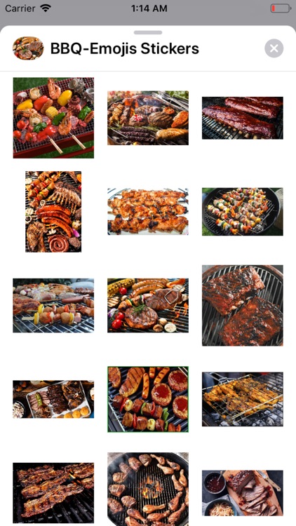 BBQ-Emojis Stickers