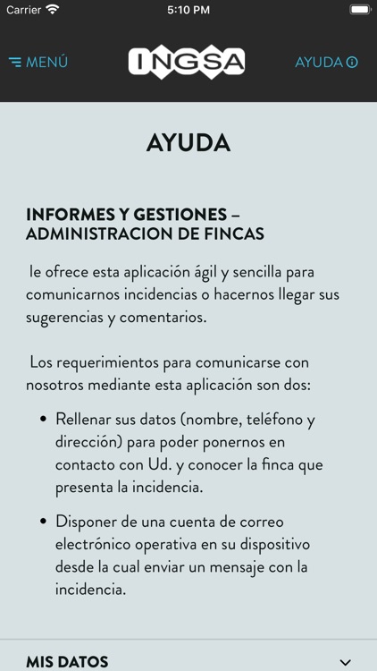 Incidencias INGSA screenshot-6