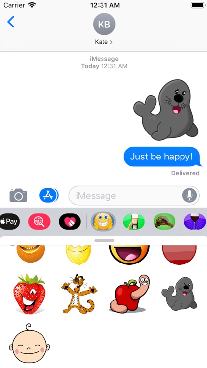 Happy-Emojis Stickers