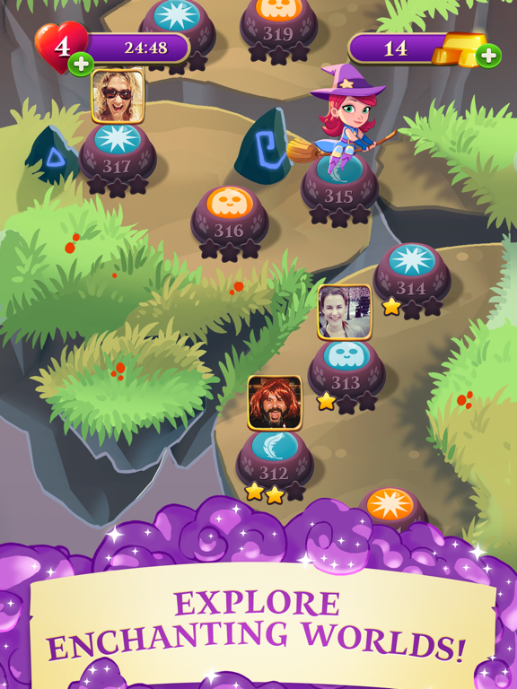 Bubble Witch 3 Saga screenshot 4