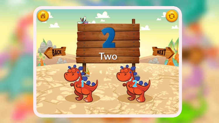 Dino Numbers Counting Games