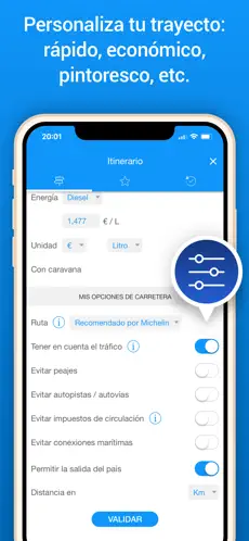 Captura 8 ViaMichelin: GPS, Radar, Ruta iphone