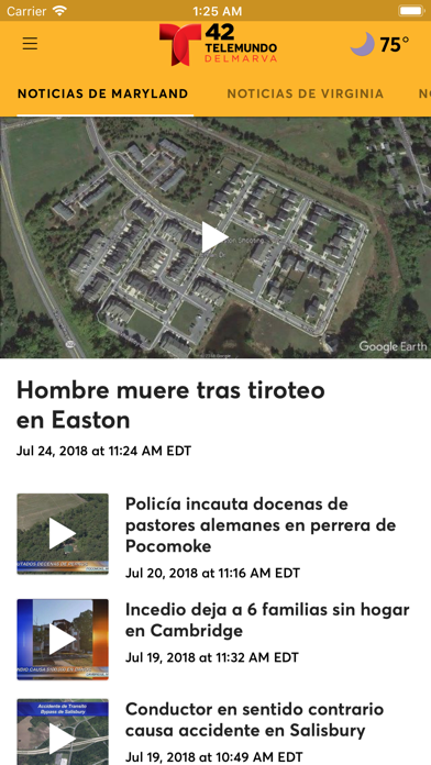 Telemundo Delmarva screenshot 2
