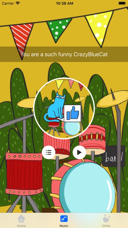 Crazy Blue Cat