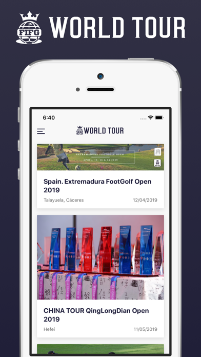 World Tour 2019 App screenshot 2