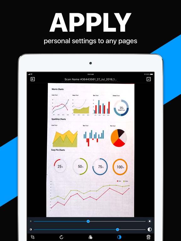 iPad Image of Scanner App: PDF Docs Scan