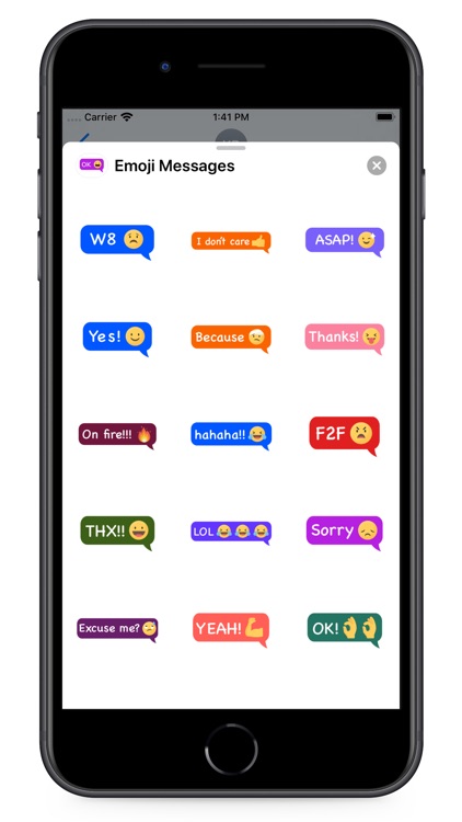 Emoji Message Bubbles