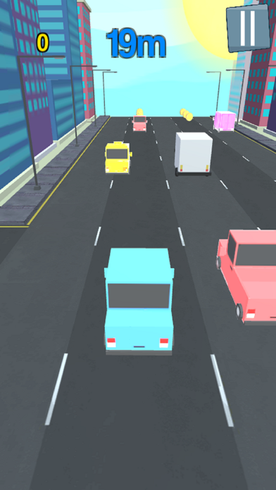 Rushy City:Traffic Dodge Run screenshot 2