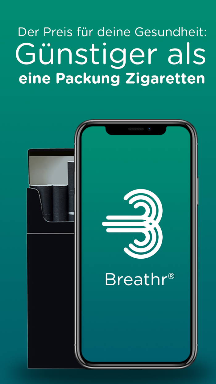 Breathr - anfangen, aufzuhören