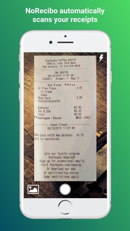NoRecibo: Receipts & Budgeting screenshot-3
