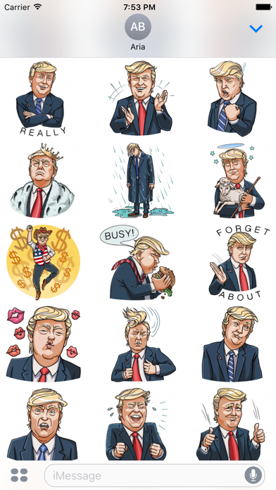 Funny Donald Trump Emoji screenshot 2