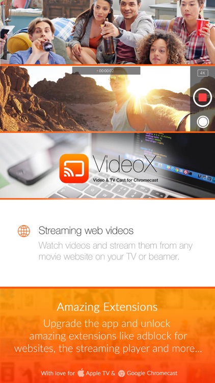 VideoX TV Cast & Stream App