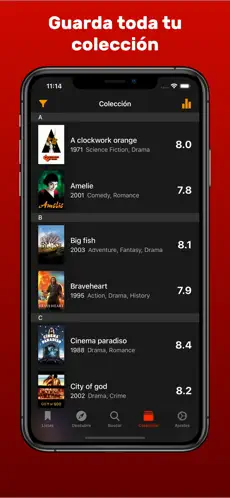 Imágen 5 Movie Lists - Mejores pelis iphone