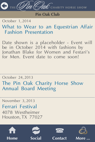 The Pin Oak Charity Horse Show screenshot 3