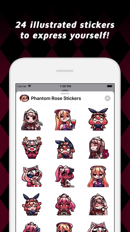 Phantom Rose Stickers