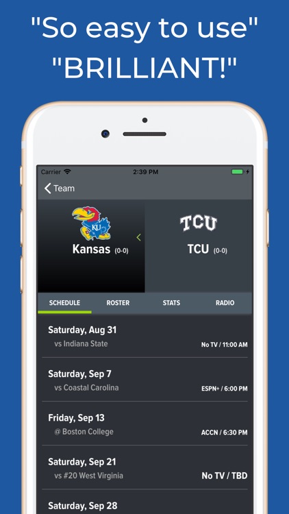 TCU Football Schedules screenshot-8