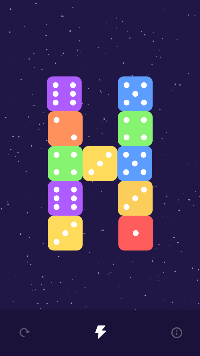 Colorful Gravity Dice