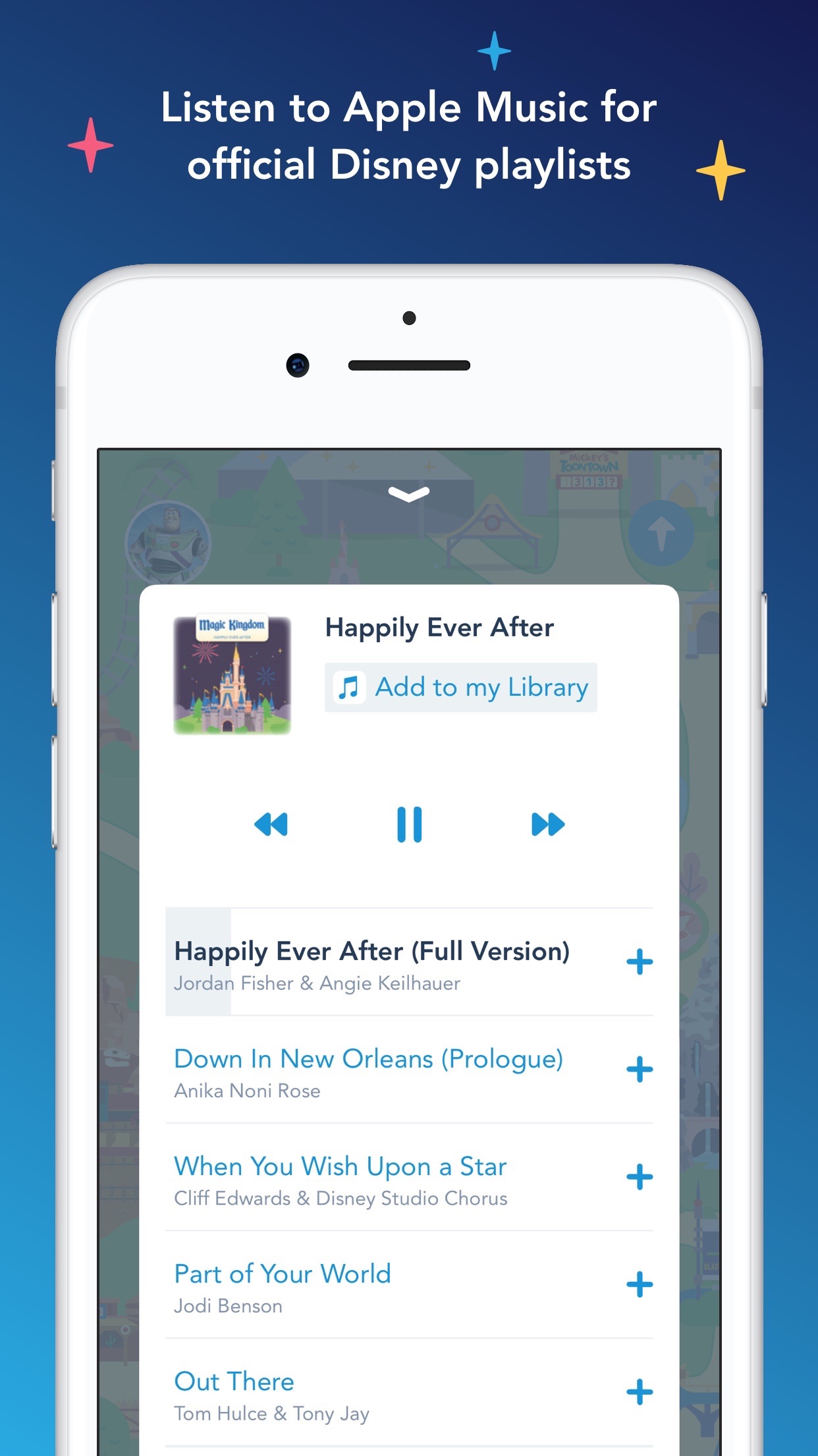 Screenshot do app Play Disney Parks