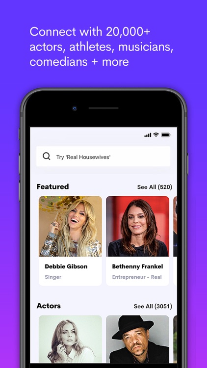 Cameo - Personal celeb videos