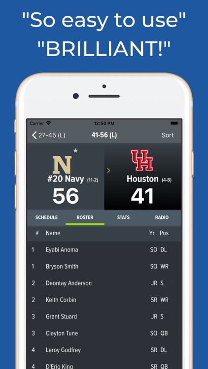Houston Football App