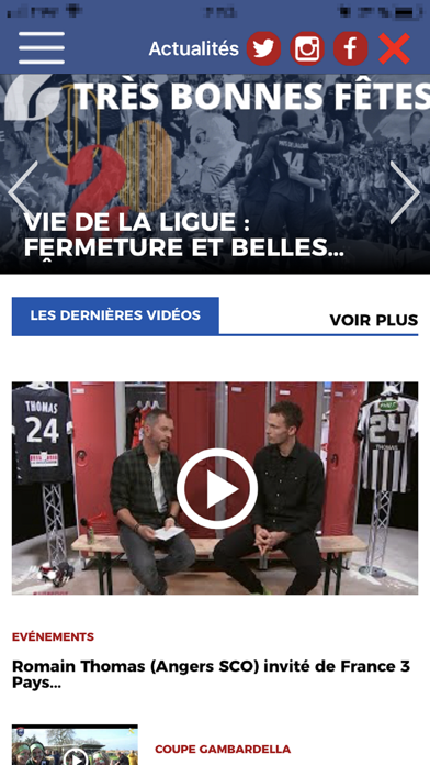 Screenshot #3 pour Ligue Foot des Pays de Loire