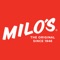 Order ahead to skip the line and earn free goodies through the Milo's® mobile app