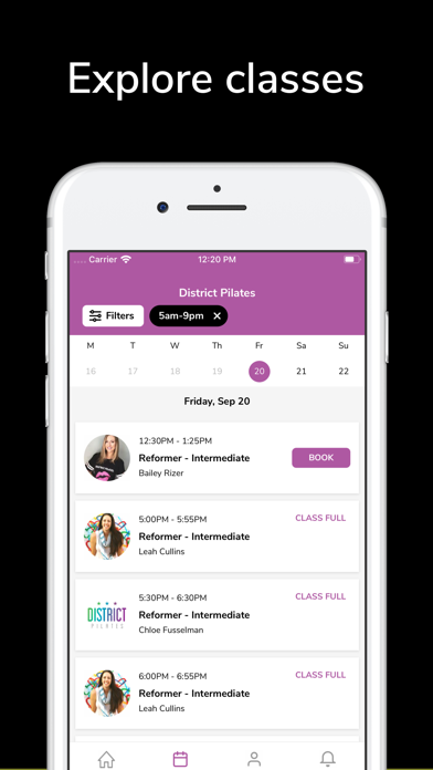 District Pilates screenshot 2