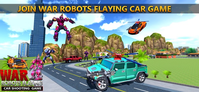 War Robots Flying Car Shooting(圖3)-速報App