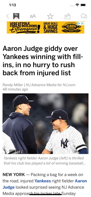 NJ.com: New York Yankees News(圖2)-速報App