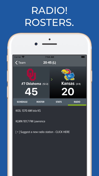 Kansas Football Schedules