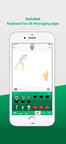 Captura de Pantalla 4 Football Emoji 2019 iphone