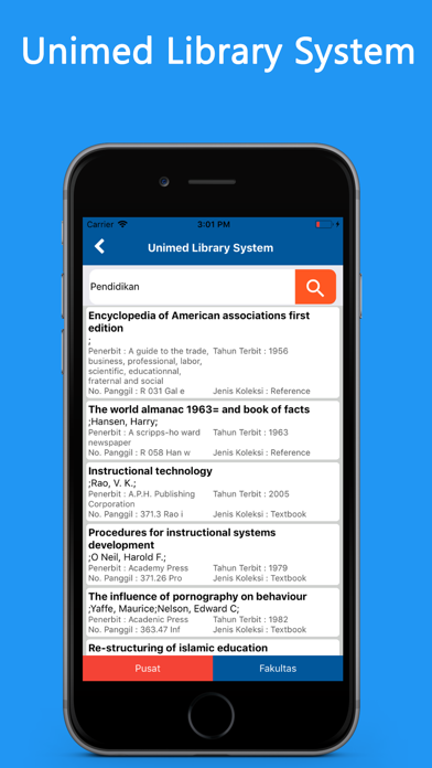 Unimed Library System screenshot 3