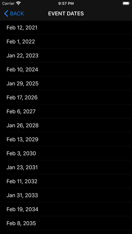 My Calendar Events