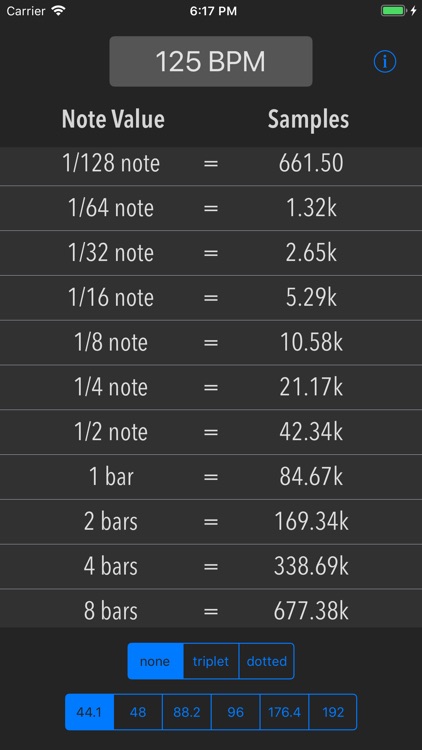 Musician's Calculator