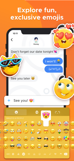 New Emoji & Fonts - RainbowKey(圖2)-速報App