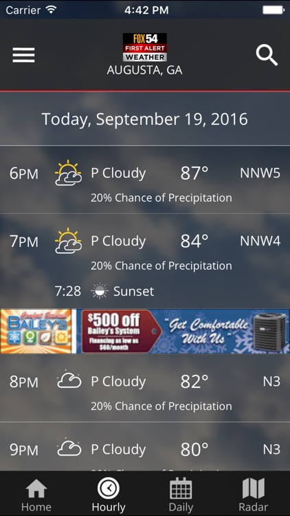 WFXG First Alert Weather screenshot-4