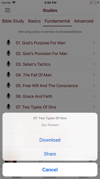 How to cancel & delete Bible Study with Zac Poonen from iphone & ipad 3