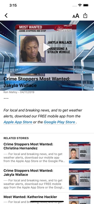 ValleyCrimeStoppers KGPE KSEE(圖4)-速報App