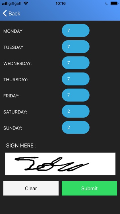 OSI Timesheet