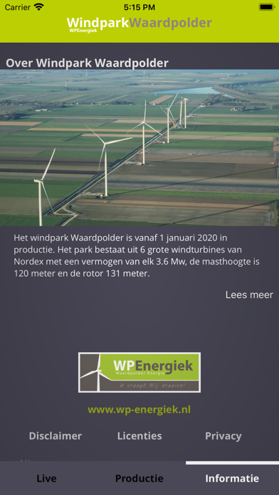 Windpark Waardpolder screenshot 4