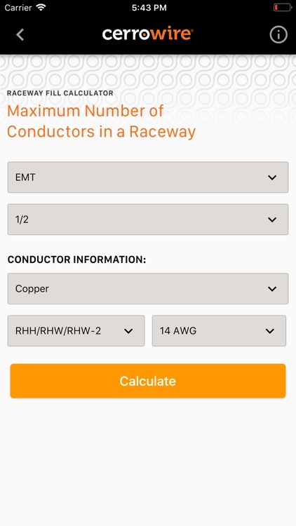 Cerrowire Calculators