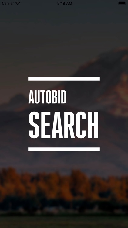 Auto Bid Search