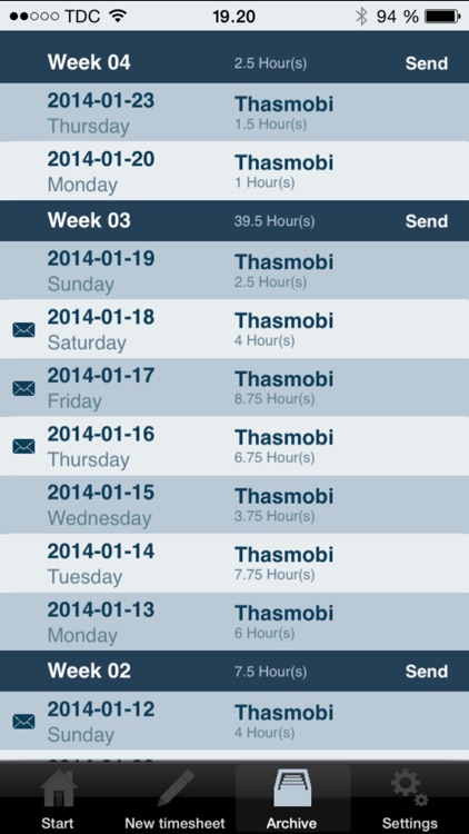 Daily Timesheet screenshot-0