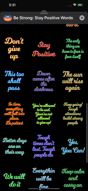 Stay Strong: Be Positive Words(圖5)-速報App