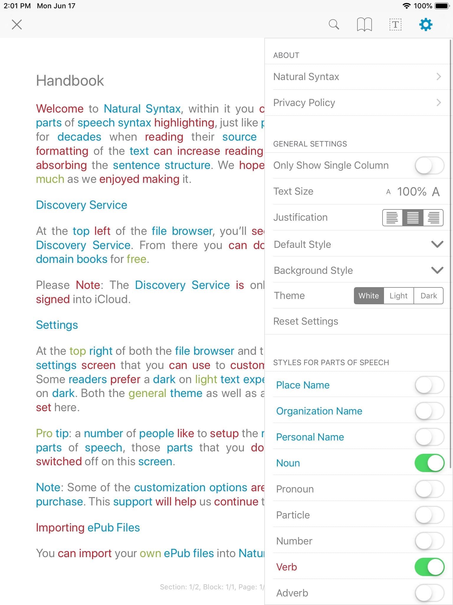 Natural Syntax screenshot 2