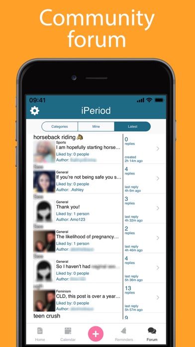 iPeriod Free (Period / Menstrual Calendar) Screenshot 9